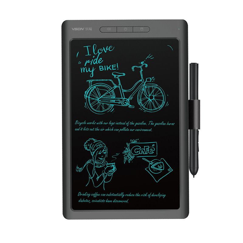 Smart Drawing Tablet 10 Inch LCD Writing Pad With Cloud Sync, Digital Sketch Board For Business & Art, Compatible With Mobile APP & PC_voghion.com