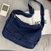 Hong Kong StyleTooling Package Large Capacity Denim Satchels Lazy Style Canvas Women Shoulder Simple Crossbody Bags Man_voghion.com