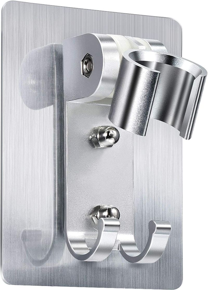 Support de pommeau de douche mural réglable (lot de 2) | Sans perçage | UE_voghion.com