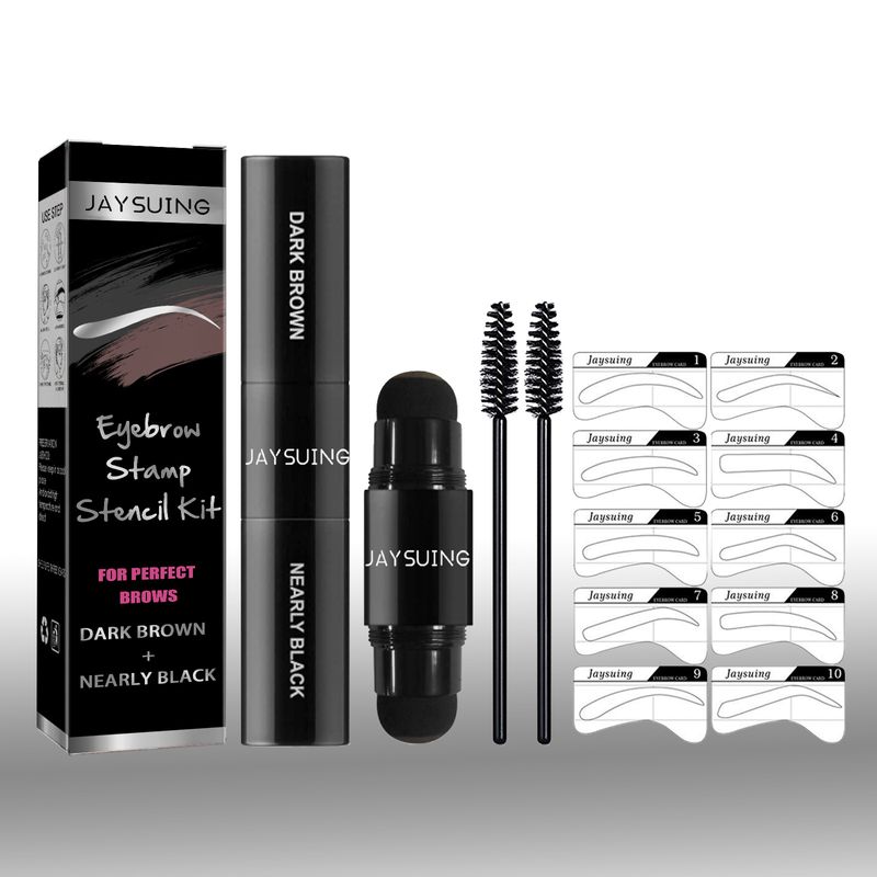 Jaysuing Eyebrow Printing Set Lazy Makeup Eyebrow Printing Eyebrow Cream Hairline Natural Waterproof Non Smudge Eyebrow Cream_voghion.com