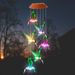 Neu Outdoor Solar Wind Chime Licht LED Bunte Gradienten Kolibri Rot Shell Kleine Bunte Vogel_voghion.com