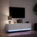 TV-Wandschrank mit LED-Beleuchtung Weiß 140x31x38 cm_voghion.com