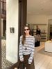 French Style Off-Shoulder Striped Long Sleeve T-Shirt For Women Early Autumn Petite Casual Base Layer Gentle Unique_voghion.com