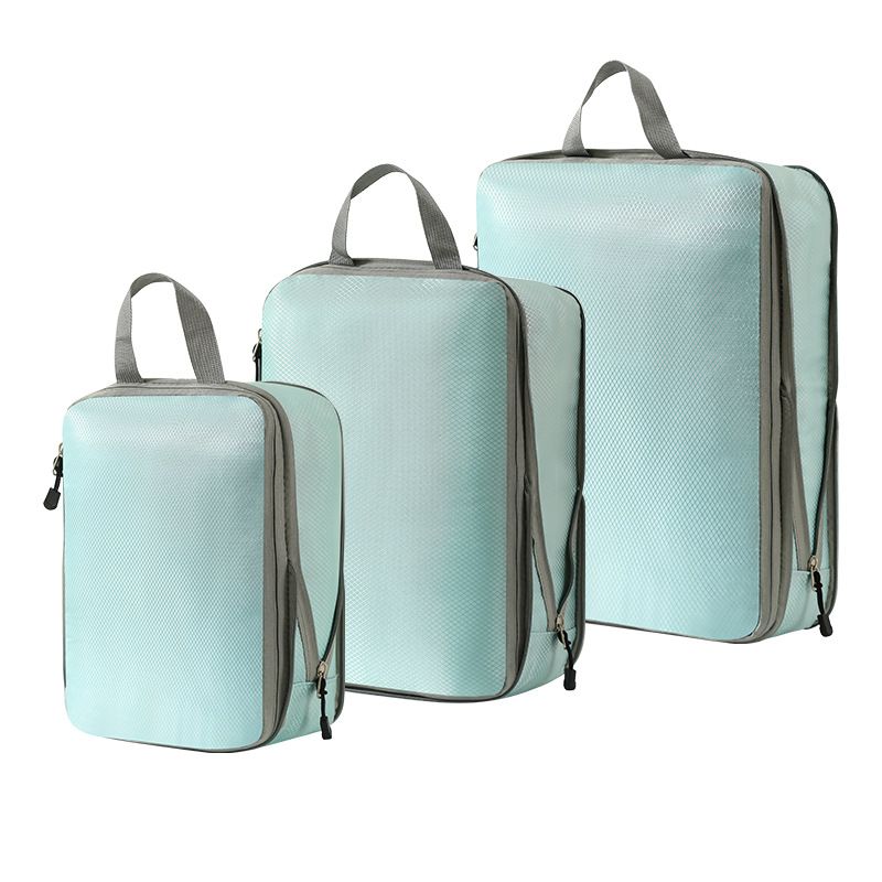 Sacs de rangement Sac de rangement de voyage étanche Sac de voyage de compression Valise Ensemble de trois pièces Ensemble de sacs de rangement de classification de vêtements_voghion.com