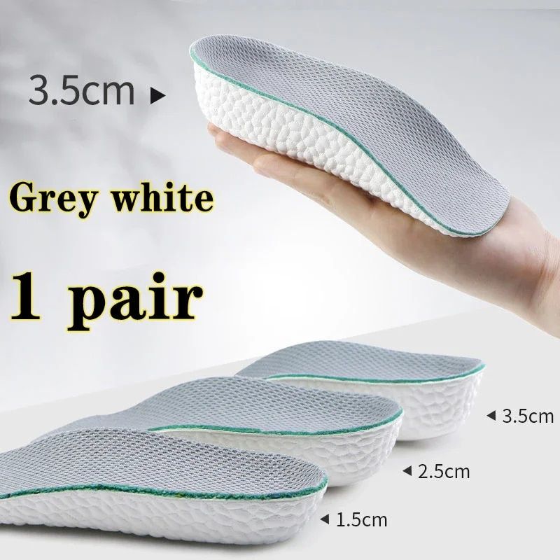 Height Increase Men Women Shoes Flat Feet Arch Support Orthopedic Insoles Sneakers Heel Lift Memory Foam Soft Shoe Pads_voghion.com