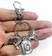 Cowboy Hat with Horse Riding Pendant Keychain_voghion.com