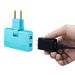 3 u 1 rotirajući adapter za EU utikač, rotirajući za 180 stupnjeva, adapter za više utikača, podesivi bežični adapter za utičnicu_voghion.com