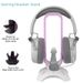 Supporto per cuffie RGB, supporto per cuffie over-ear, espositore da tavolo con 2 porte USB per giocatori, accessori per PC da gioco_voghion.com