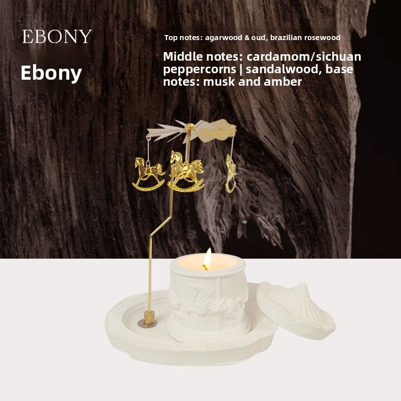 RYYD Carousel Aromatherapy Candle Fragrance Indoor Home Long-lasting High-end Atmosphere Birthday Gift Souvenir_voghion.com