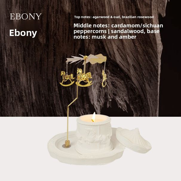 RYYD Carousel Aromatherapy Candle Fragrance Indoor Home Long-lasting High-end Atmosphere Birthday Gift Souvenir_voghion.com