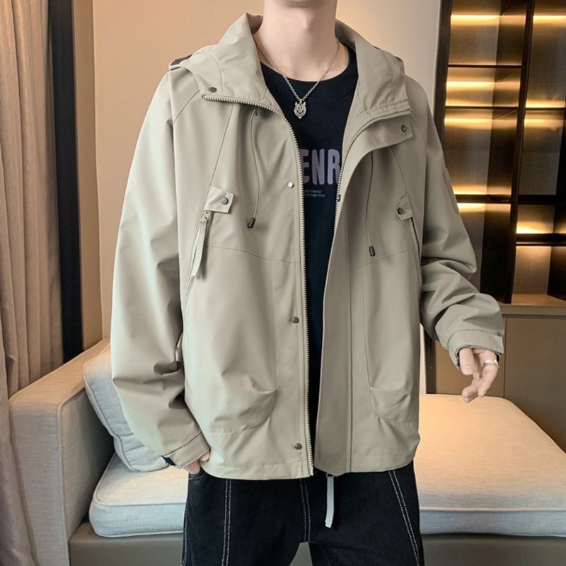 New men's casual jacket, men's spring and autumn high-end sense, assault jacket, workwear jacket, men's clothing_voghion.com