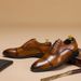Men's Oxford Men's Head Cowhide Three Section Genuine Leather Shoes, England Style Wedding Shoes_voghion.com