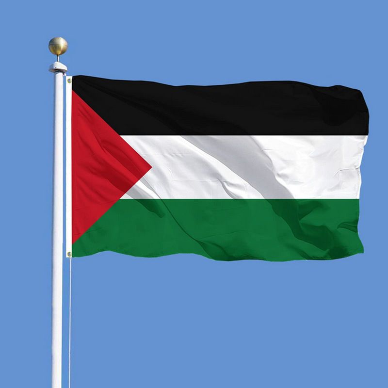 90*150cm Outdoor 3*5Ft Construction Site Flag Palestine Banner_voghion.com