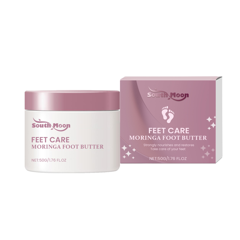 Moon South Moringa Foot Cream Hydratační krém na nohy proti suché, praskání, olupování a popraskání_voghion.com