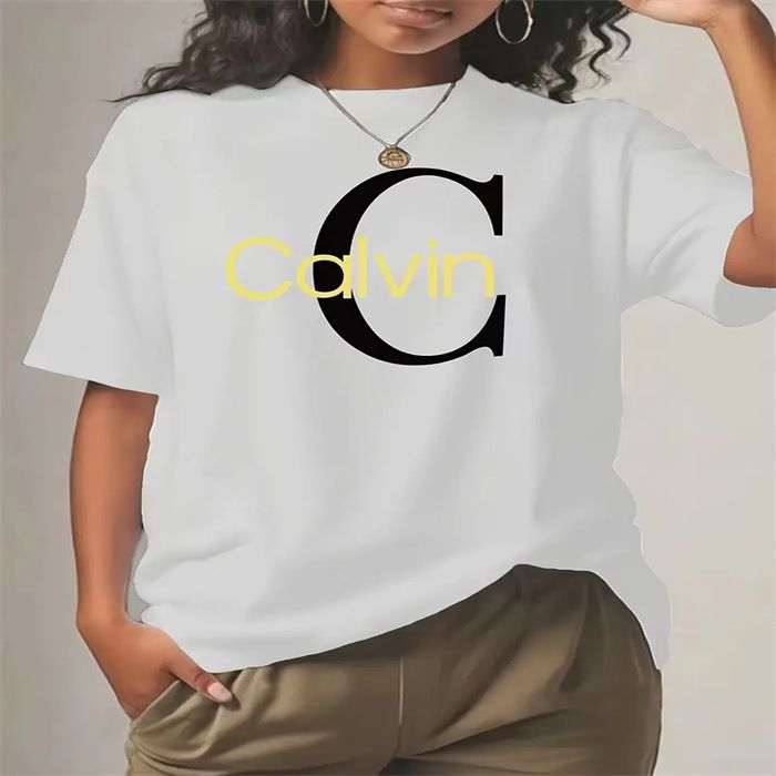 Women's 2025 Summer Graphic Print T-Shirt - Soft Cotton Oversized Crewneck Tee_voghion.com