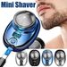28-Blade Electric Shaver - Ultra-Smooth Rotary Shaving, IPX7 Waterproof, 65min Runtime, USB-C Charging (Aluminum Rim Edition)_voghion.com
