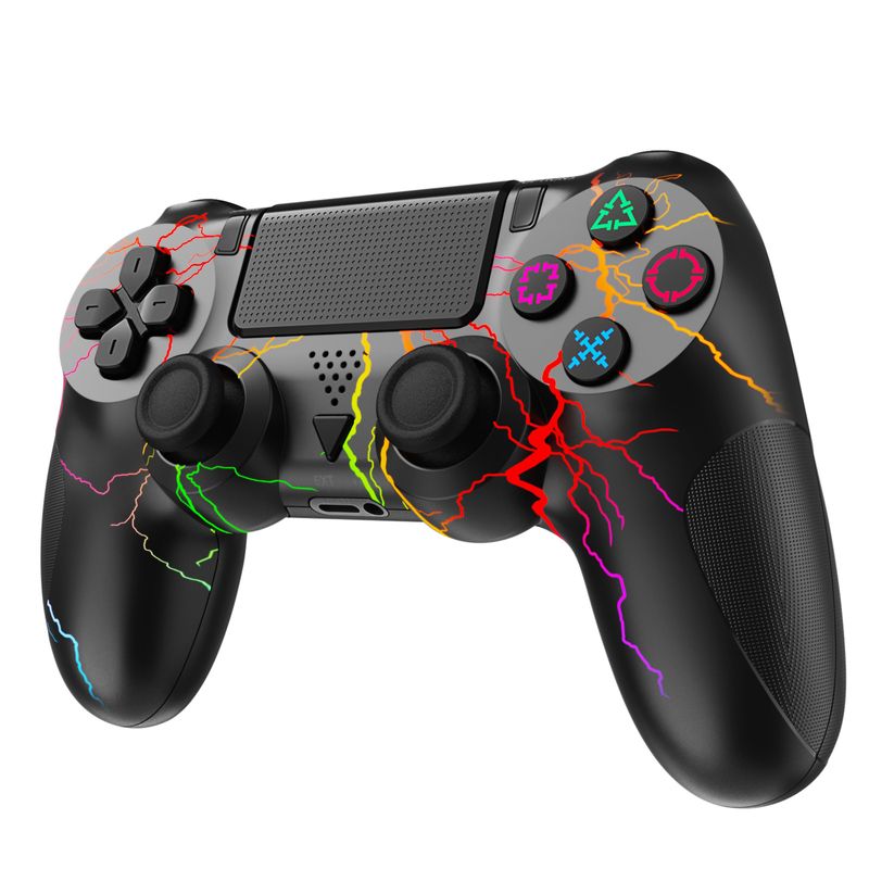 Gamepads Applicable To Game Console P4 Handle Wireless Pc Button Game Handle Light Gyroscope Bluetooth Touch Screen Game Controller_voghion.com
