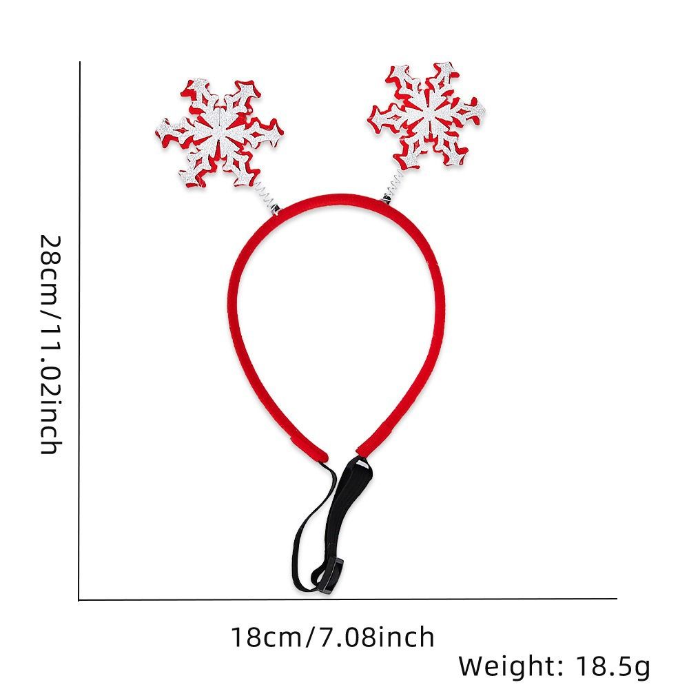 Jul Julepynt Julehårbånd til kæledyr Katte og hunde udklædt justerbart hårbånd fotorekvisitter_voghion.com