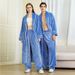 Autumn And Winter Thickened Comfortable Nightgown Extended Couple Warm Loungewear_voghion.com