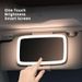 Small Deng Small Deng Sun Visor Makeup LED Shatterproof Car Interior Accessories HD With Light Car-mounted Vanity Mirror_voghion.com