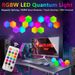 RGB LED Quantum Lamp Hexagon Light DIY LED Wall Lamp Touch Sensor RGBW LED Honeycomb Light Colorful Night Light USB Modular Lamp_voghion.com