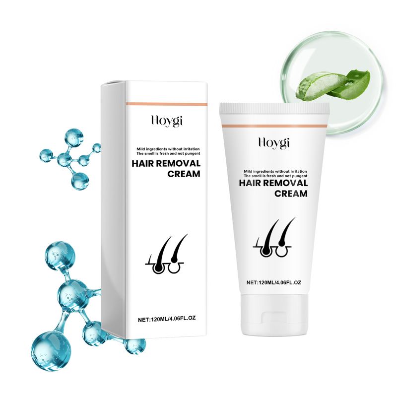 Hoygi Mild Hair Removal Cream on õrn ja ei ärrita, pakkudes värskendavat, niisutavat ja sujuvalt puhastavat toimet_voghion.com