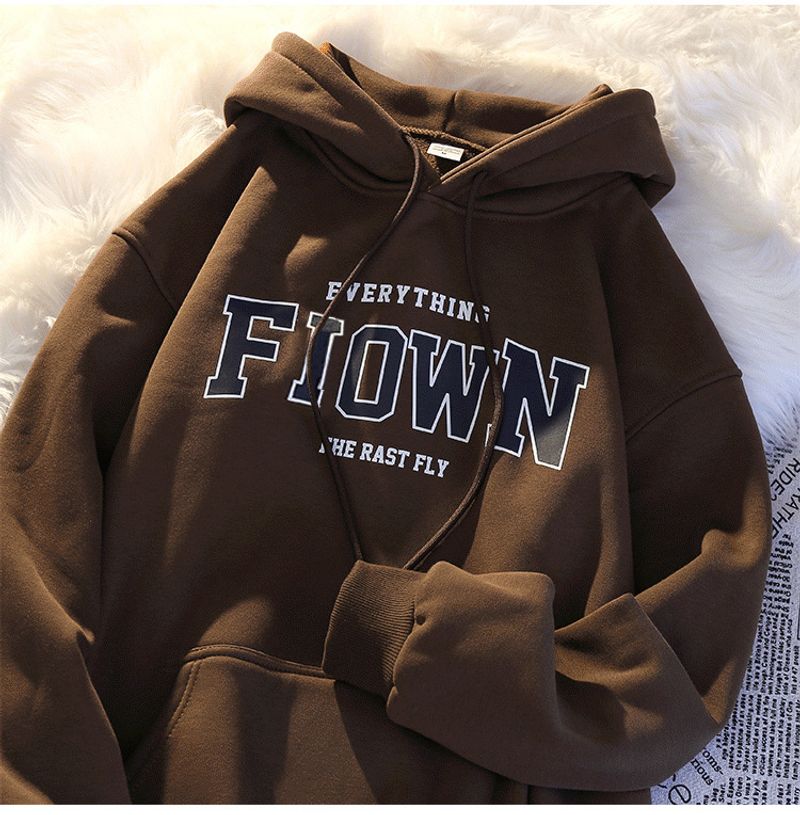Women plus fleece hoodie coat lazy design sense strange thick hoodie_voghion.com