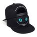 Cheshire Cat Svart Hip Hop Jay Chou Samma stil Anka Tunga Man och Kvinna Gata Platt brätte Hatt Mode_voghion.com