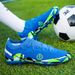 Nuove scarpe da calcio per ragazzi con tacchetti lunghi e piccoli a tre colori, taglia 39-45_voghion.com