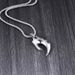 Collana da uomo in acciaio inossidabile con ciondolo a forma di zanna di lupo: gioiello resistente, elegante e antiossidante per l'uso quotidiano._voghion.com