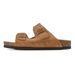Couple's Genuine Leather Cork Beach Shoes Pure Original Cowhide Lazy Thick Soled Slippers_voghion.com