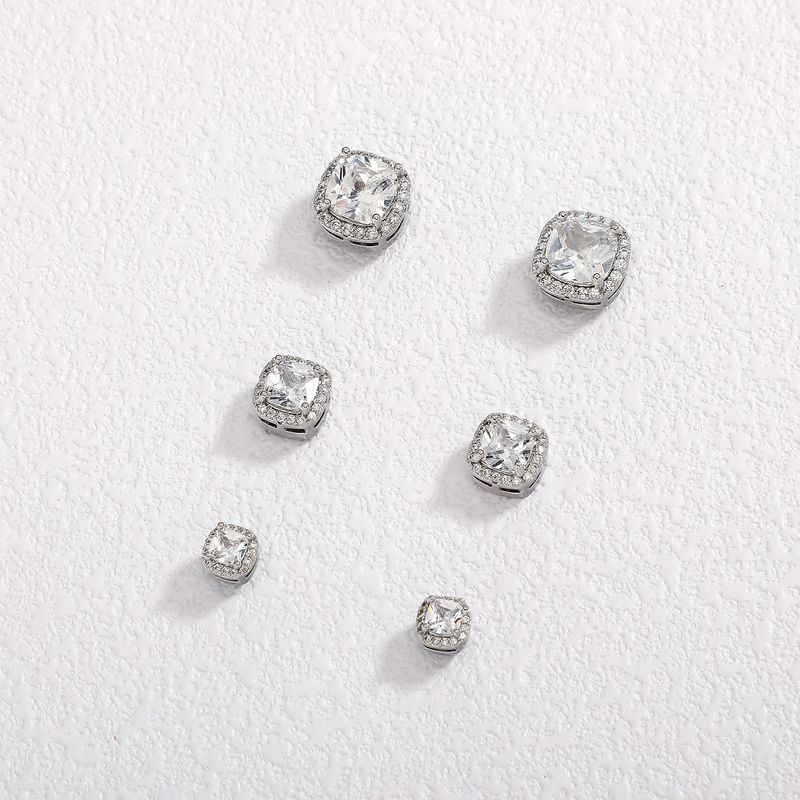 Orecchini magnetici a clip con diamanti Rock Sugar da 4-8 mm – Gioielli hip hop senza piercing per stili alla moda_voghion.com