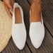 Women's Shoes Summer Large Size Women's Flat Pointed Flying Woven Shoes Casual And Comfortable_voghion.com
