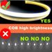 Striscia LED COB da 288 LED/m, dimmerabile, 220 V, con spina UE, 3000 K, 6000 K, RA90, per esterni, giardino, camera da letto, cucina, illuminazione_voghion.com