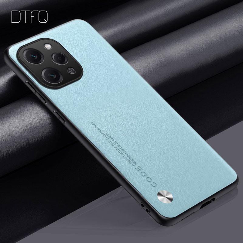 Za Redmi 12 Case Coque Funda Leather Pattern Back Cover za Xiaomi Redmi 12C Kožna torbica otporna na udarce za Redmi 12_voghion.com