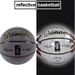 Pallone da basket riflettente fosforescente, taglia 4/5/6/7, per uso interno ed esterno, per partite notturne._voghion.com