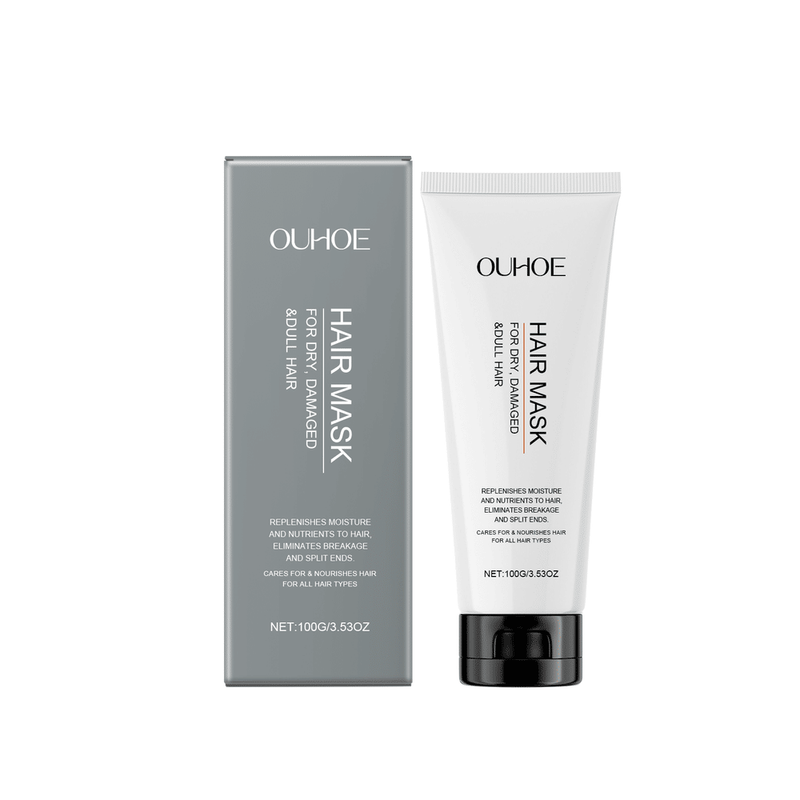 OUHOE Hair Mask Moisturizes Hair And Cleanses Scalp Naturally Fluffy, Silky And Glossy Hair Mask_voghion.com