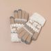 Gloves Women's Autumn And Winter Warmth Plus Velvet Thickened Knitted Wool Wind-proof And Cold-proof Touch Screen Winter Cycling_voghion.com
