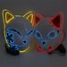 Halloween Cat Face Mask Halloween Glow LED Masks Anime Cosplay Masks Halloween Christmas Party Lighting Cat Masks_voghion.com