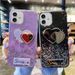 Mirror Glitter Heart Girls -puhelinkotelo Huawei P20 P30 Pro P30Lite P40 Lite E HuaweiP30Lite P Smart Z 2020 2021 Y6S Y9_voghion.com