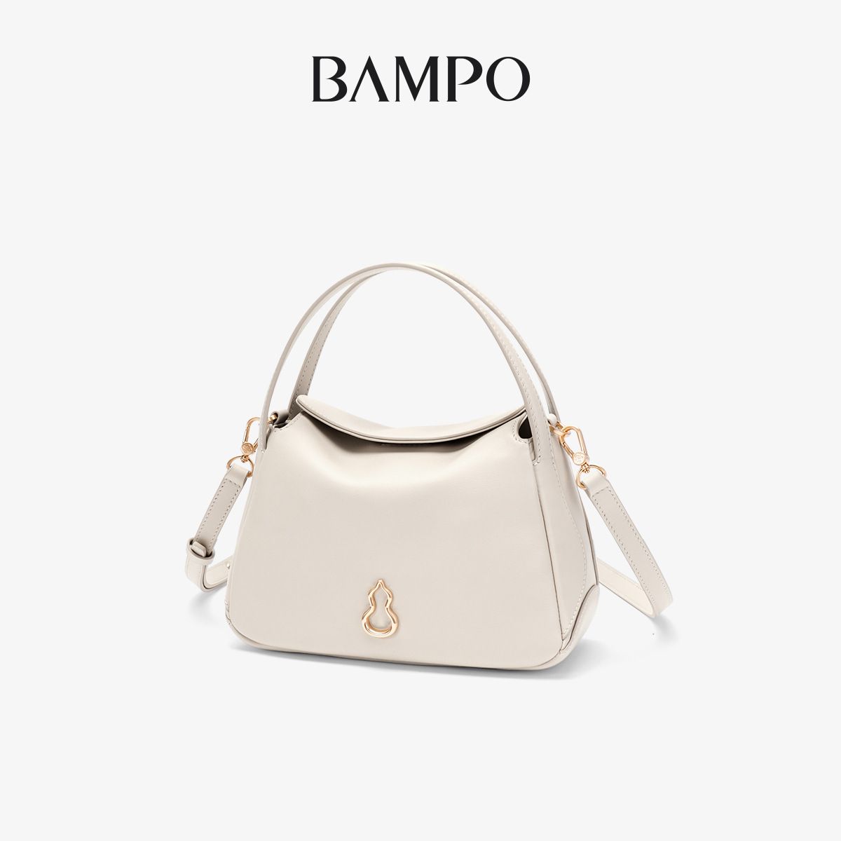 Borsa a tracolla leggera e di lusso per pendolari, con tracolla a mano, in pelle bovina, con design di nicchia, perfetta per la testa rotonda di Banzhuo_voghion.com