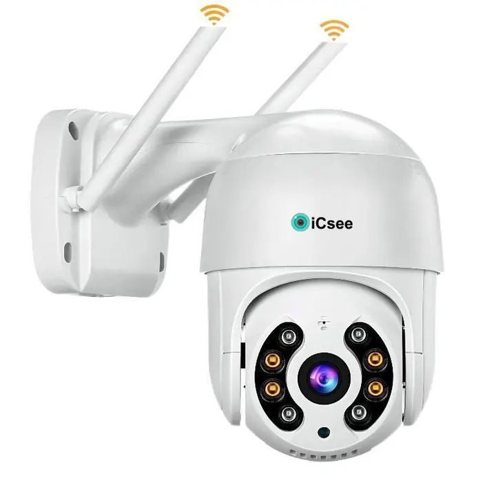 Security Cameras ICSee Xiongmai Ball Machine Outdoor 3 Million HD Camera Motion Detection Night Vision Security Monitoring_voghion.com