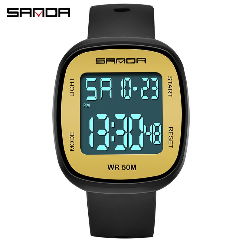 Sanda Student Electronic Men's Women's Watch Waterproof Night Glow Sports Korean Edition Trend_voghion.com