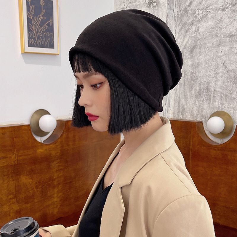 Gorro térmico unisex de punto de doble capa con abertura para la cola y diseño resistente al viento (forro polar Dralon)_voghion.com