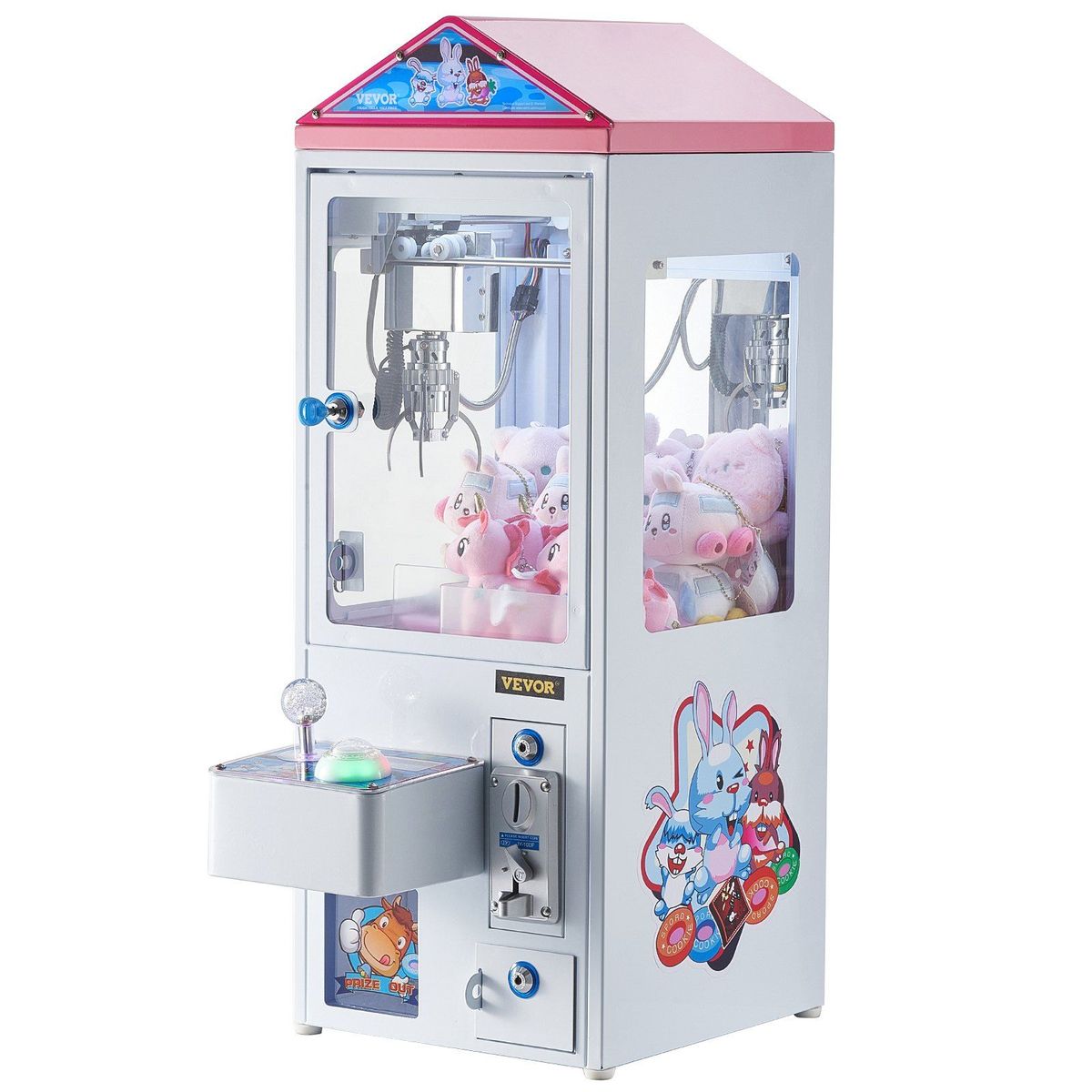 VEVOR Claw Crane Machine Mini Candy Prize Grabber Catcher Arcade Game Toys_voghion.com