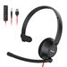 BH05 Lightweight Call Center Headset With Noise-Canceling Mic - Comfortable Over-Ear Office Headphones For Business, Aviation & Driving_voghion.com