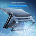 E-Sports Gaming Laptop Stand Adjustable Suspended Cooling Support Notebook Holder Desktop Heightening_voghion.com