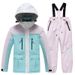 Kids Snowsuit Set Waterproof Winter Ski Jacket & Pants For Boys Girls - Warm Insulated Snowboard Skiing Outfit (Multiple Color Options)_voghion.com