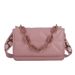 Net red fashion bag women's bag new pressed grid small square bag wide shoulder strap shoulder Messenger bag acrylic chain bag_voghion.com