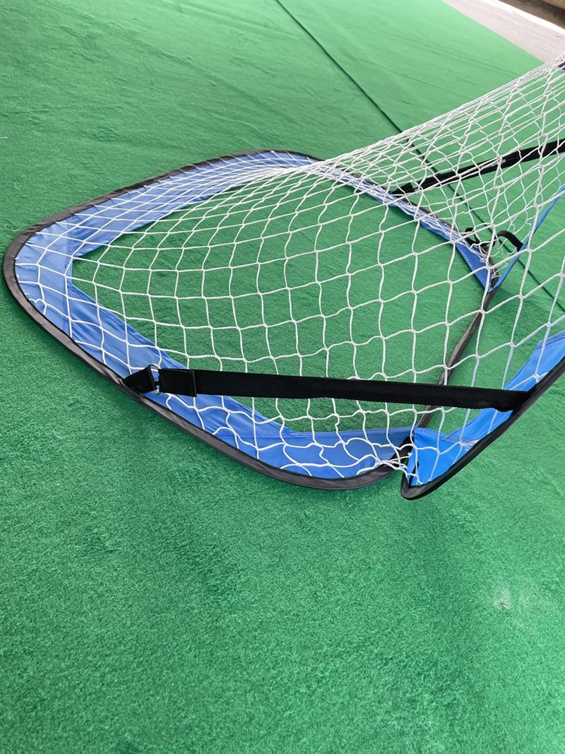 Portería de fútbol plegable y portátil para niños: red de fútbol de fácil instalación para juegos familiares al aire libre y entrenamiento escolar._voghion.com